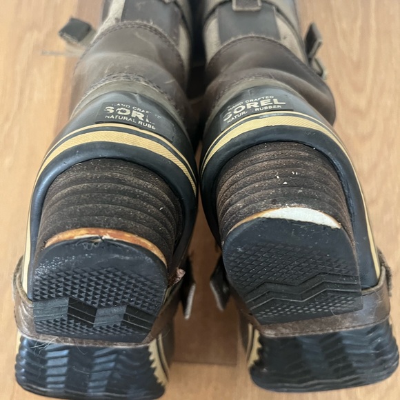 Sorel Conquest Carly Leather Waterproof Winter Boots W Size 9.5 - Picture 7 of 8